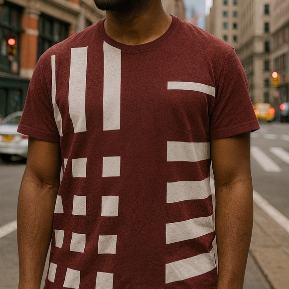 Burberry Brit Men’s Check Checkered Tee Shirt Size Large